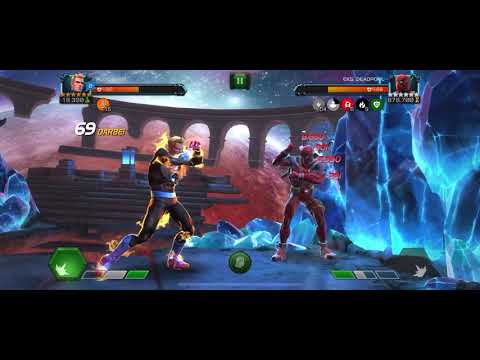 Abyss of Legends Human Torch vs Deadpool | One shot ! | No prefight ability ! |