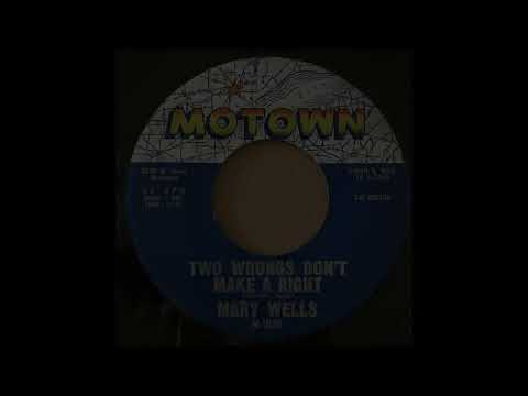 MARY WELLS - LAUGHING BOY - TWO WRONGS DON'T MAKE A RIGHT