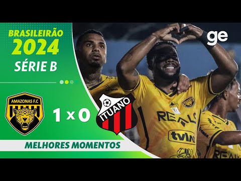 Gols e lances de Amazonas x Ituano