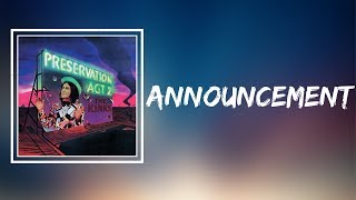 The Kinks - Announcement (Lyrics)