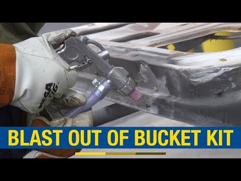 Remove Paint & Rust - Media Blasting Without A Big Investment! Eastwood Blast Out of Bucket Kit!
