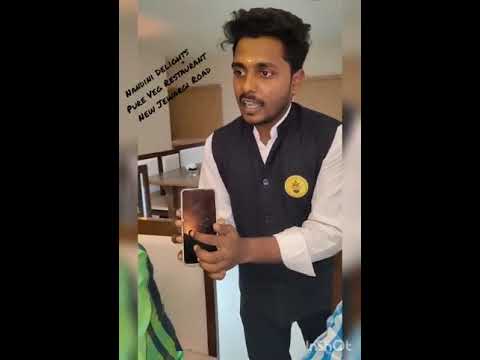 Nandini delights restaurant. kannada video.Restaurant embracing technology in kalaburagi, Karnataka.