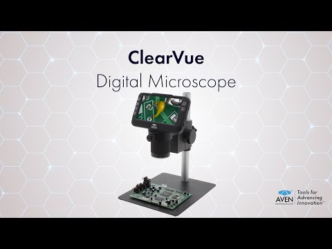 Aven Tools 26700-220-479 Mighty Scope ClearVue Digital Microscope (8x - 25x) with Post Stand & Gliding Stage