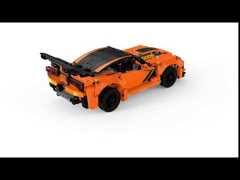 Конструктор JiSi Bricks «Chevrolet Corvette ZR1» 13384 (Technic 42093) / 593 детали