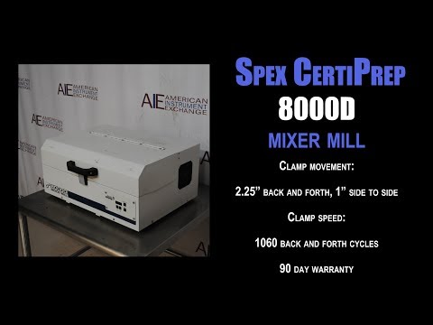 Spex 8000D CertiPrep mixer mill (3529I MILL)