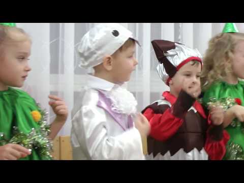 Детский оркестр на новогоднем утреннике 2017 в средней группе Муз рук Максюта Г В