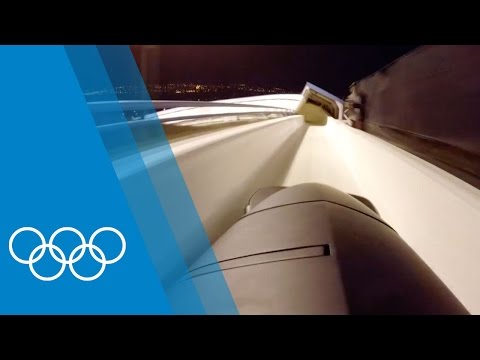 Exclusive 4K POV Bobsleigh run