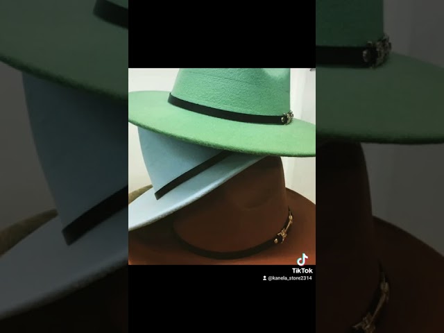 Vídeo relacionado con Geebuzz Paquete de 5 sombreros Fedora de ala corta para hombres y mujeres, sombrero clásico de verano para playa, Paquete de 5-negro+blanco+café+gris oscuro+ gris claro, M