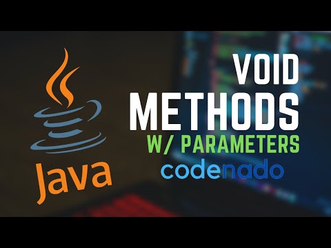 Void Methods With Parameters In Java Codenado