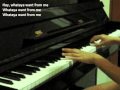 Adam Lambert- Whataya Want From Me (Piano ...