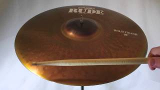 Video thumbnail for Paiste Rude Wild Crash Cymbal 18" by Drum Center of Portsmouth