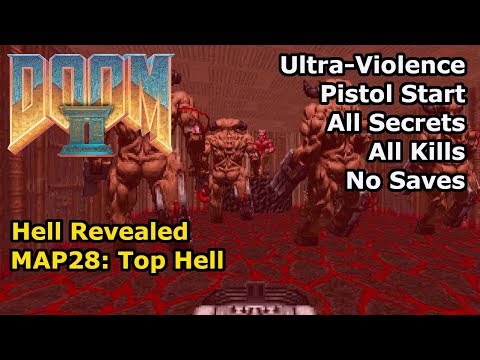 Doom II: Hell Revealed - MAP28: Top Hell (Ultra-Violence 100%)