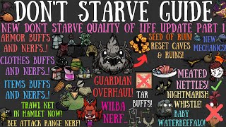 NEW MAJOR Don't Starve Quality of Life Update! Guardian Overhaul, Item Tweaks, New Food & Much More!