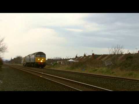 Prestatyn 21.1.2014 - DRS Class 57 double header 57010 57012