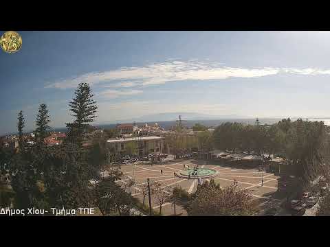Chios Central Square live webcam