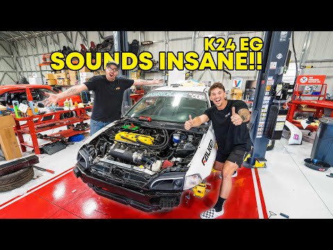 The K24 Swap Civic EG is ALIVE! | EPIC FIRST START!