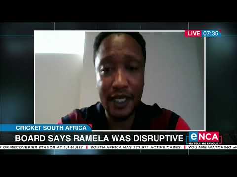 Board says Ramela was disruptive