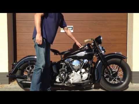 Vintage 1942 Harley Davidson FL Knucklehead