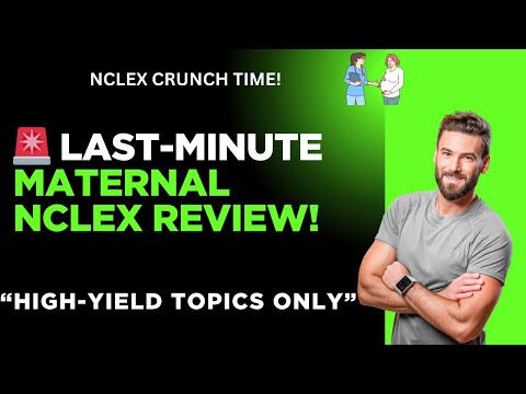 Most TESTED Maternal NCLEX Topics in 30 MINS! -  If You Struggle with Maternal NCLEX, WATCH THIS!”
