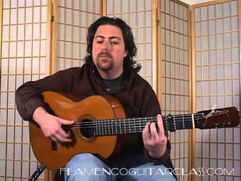 Jose Luis Rodriguez - Tangos alzapua - Flamenco Guitar Class