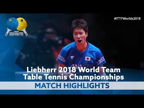 2018 World Team Championships Highlights | Jun Mizutani vs Aliaksandr Khanin (Group)