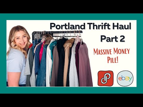 We Bought Over 700 Pieces From Goodwill! Thrift Haul Portland Trip Part 2 to resell for PROFIT