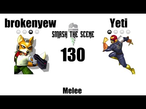 brokenyew vs Yeti - STS 130 - Smash Melee SSBM