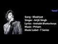 Arijit Sing Best Song Kheriat Pocho