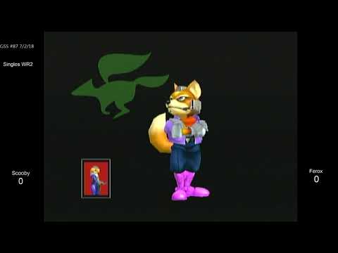GSS 87 SSBM - Scooby (Sheik) vs. Ferox (Fox) - Melee WR2