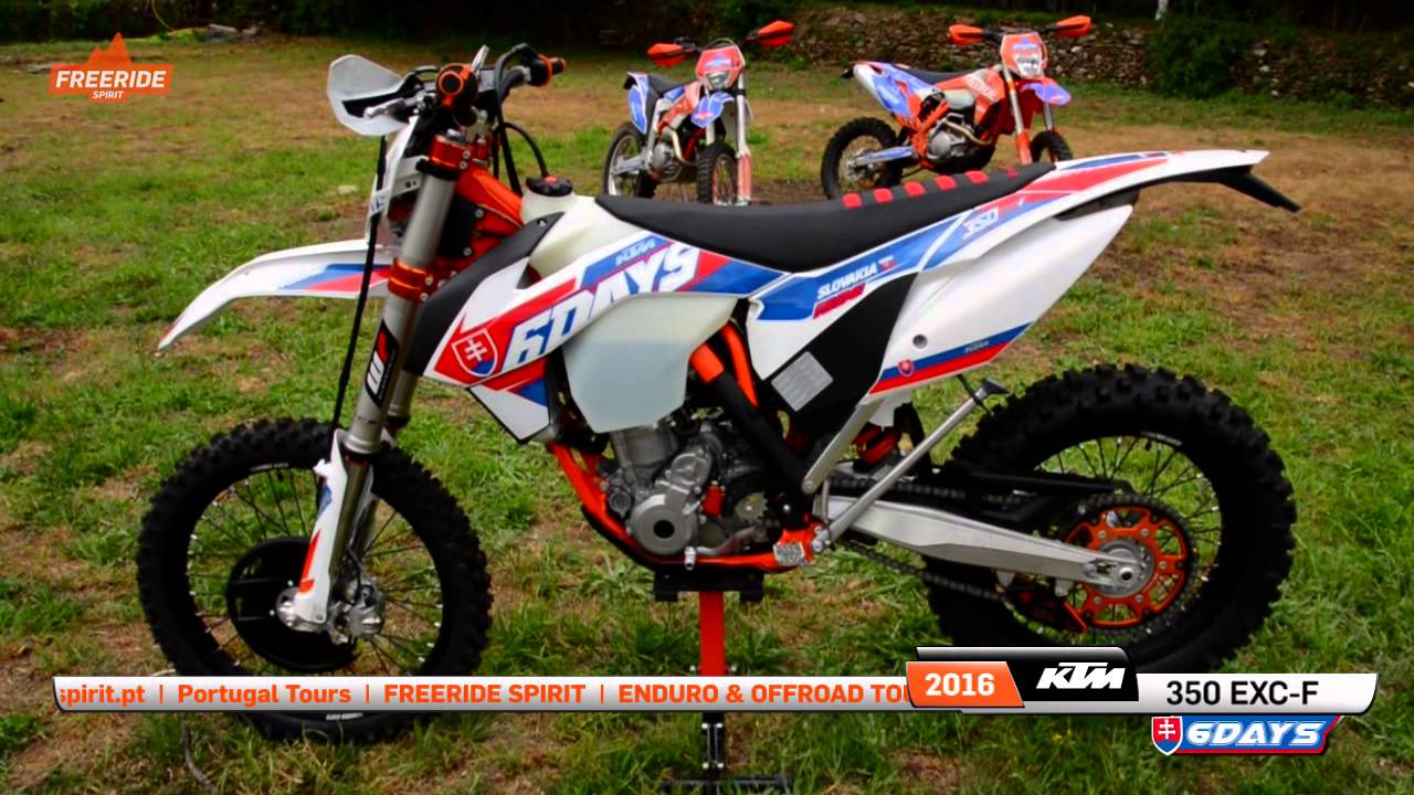 2016 KTM 350 EXC-F Sixdays walkaround and startup