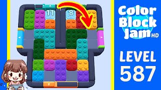 Solution du Niveau 587 de Color Block Jam