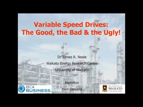 Webinar: Variable Speed Drives: The good, the bad and the ugly