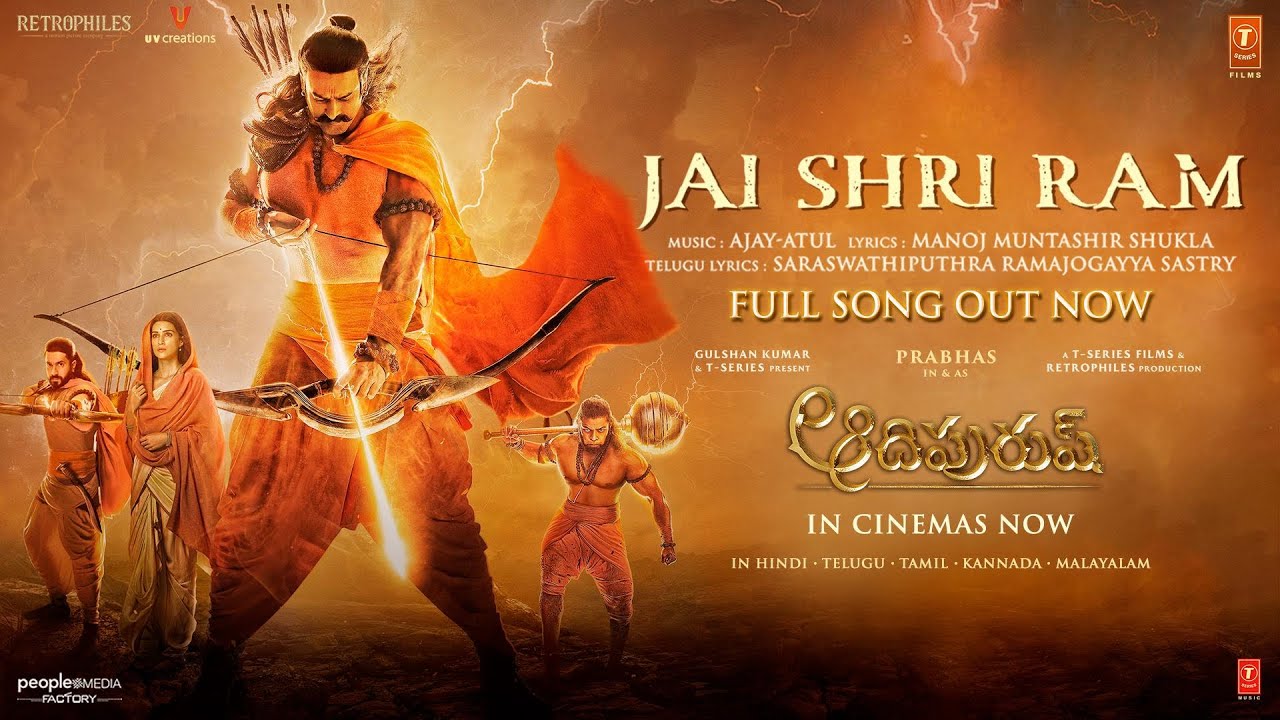 Full Video: Jai Shri Ram (Telugu) Adipurush | Prabhas |Ajay Atul ,Ramajogayya | Om Raut