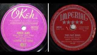 Champion Jack Dupree - Junkers Blues vs Fats Domino - The Fat Man