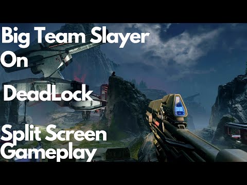 Big Team Slayer on DeadLock | Halo Infinite Multiplayer | Split Screen Gameplay