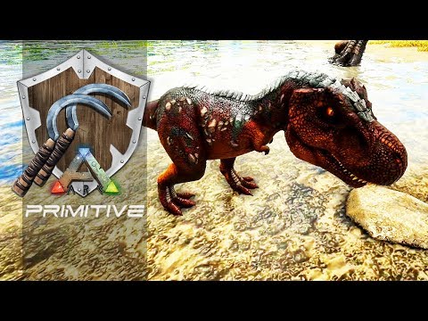ARK PRIMITIVE T2 EP45 - Muitos Filhotes de Rex!