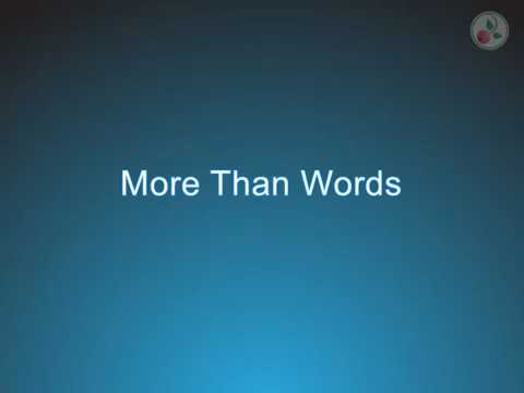 More Than Words (In Style of "Westlife" Karaoke)
