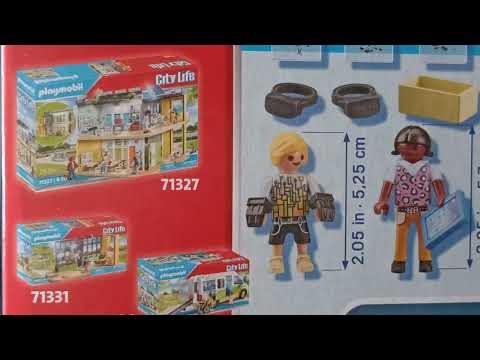 Unboxing Playmobil 71330 Digitales Klassenzimmer, Neuheit Mitte Juli 2023