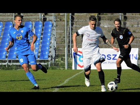 Gol z meczu Gwardia Koszalin - Wierzyca Pelplin (1:0)