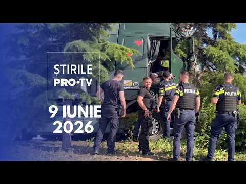 Știrile PRO TV - 9 iunie 2026 | Șofer în criză lovit de polițiștii locali din Constanța