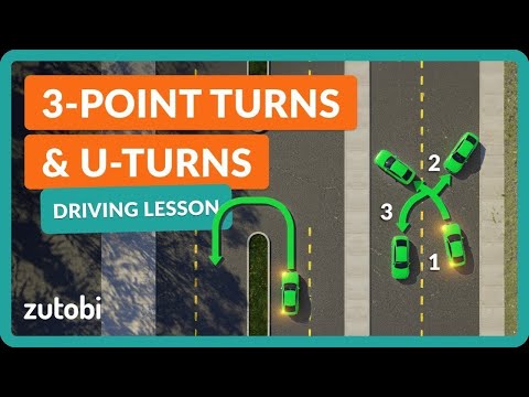 How to Do a U-Turn & Three Point Turn (Driving Instructor Explains)