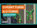 How to Do a U-Turn & Three Point Turn (Driving Instructor Explains)