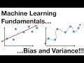 Machine Learning Fundamentals Bias And Variance