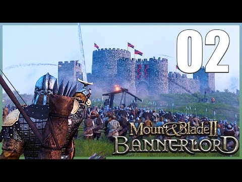 OUR FIRST BIG SIEGE BATTLE- A Mount And Blade Bannerlord Story || HINDI P-2