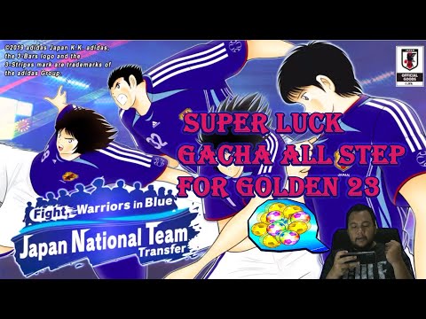 GACHA SAMURAI BLUE GOLDEN 23 STEP 1-6 DAN BUKA SEMUA TIKET - CAPTAIN TSUBASA DREAM TEAM