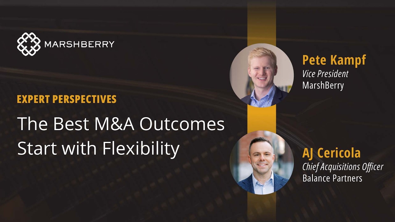 Thumbnail for MarshBerry Expert Perspectives Insights from AJ Cericola Balance Partners video
