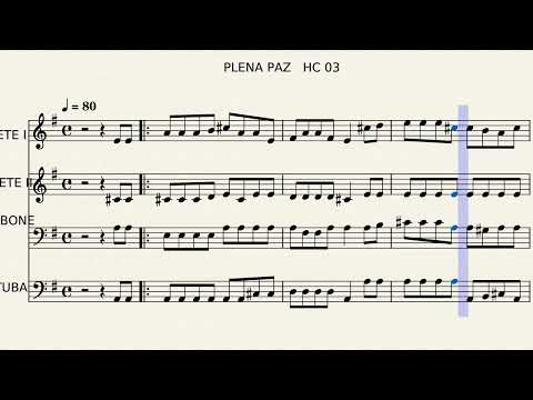 Partitura para Metais