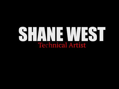 Shane West Technical Artist Demo Reel 2023