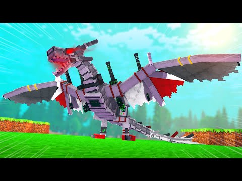 DRAGÃO CYBORG CRESCEU NO MINECRAFT!! Ep.27 - GAME OF DRAGONS ‹ DONAT3LO ›