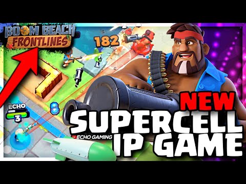 What is the NEW Supercell ip Game Boom Beach Frontlines - YouTube